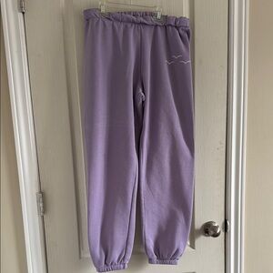 Purple women’s Jogger Pants medium size